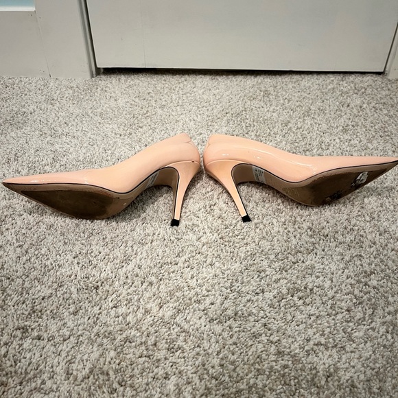 Schultz Lou Pointed Toe Pump- nude patent leather - size 7.5 - Picture 8 of 11